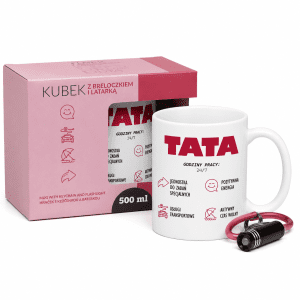 Kubek Dajar Tata godziny pracy 24/7 500 ml