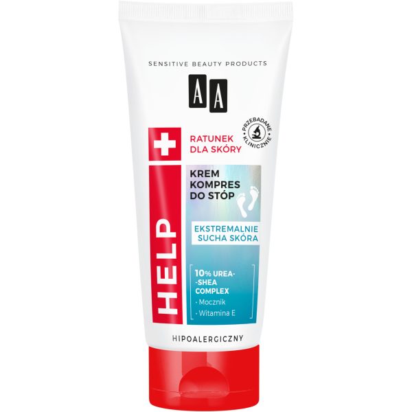 AA Help krem-kompres do stóp, ekstremalnie sucha skóra 75 ml