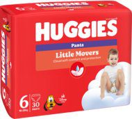 HUGGIES Little Movers Pants pieluchomajtki rozmiar 6 15&ndash;25