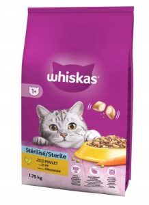 WHISKAS Sterile z Kurczakiem sucha karma 1,75 kg