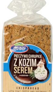 pieczywo chrupkie żytnie z kozim serem i rozmarynem MELVIT