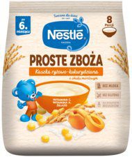 NESTLÉ kaszka ryżowo-kukurydziana morela bezmleczna