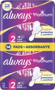 ALWAYS Platinum podpaski higieniczne Super 14 szt.