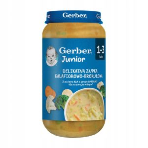 Gerber Junior Delikatna zupka kalafiorowo-brokułowa 1–3 lata