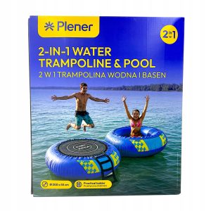 trampolina wodna i basen 2w1 200x55 cm
