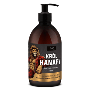 LaQ Kr&oacute;l Kanapy męski żel pod prysznic 500 ml