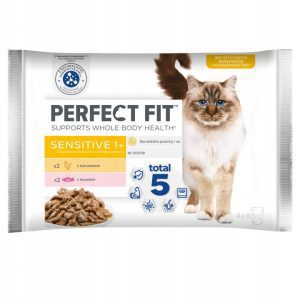 Perfect Fit Sensitive Kurczak i Łosoś w sosie 4 x 85 g