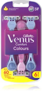 maszynki do golenia Gillette Venus 3 Comfort Colours 6 szt.