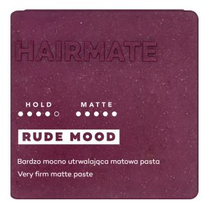 HAIRMATE Rude Mood pasta do włos&oacute;w bardzo mocno utrwalająca, matowa 75 g
