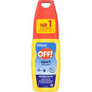 OFF! Sport repelent w atomizerze, przeciw komarom i kleszczom,do 8h, podczas aktywności sportowych 100 ml