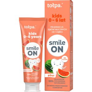 ON care Kids pasta do zębów, dla dzieci, 0-6 lat, żelowa, Arbuz 75 ml