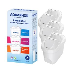 Aquaphor Maxfor+ zestaw 3 filtr&oacute;w do wody &ndash; Maxfor+, Maxfor+ Mg, Maxfor+ H
