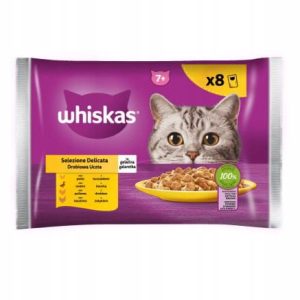 mokra karma dla kota WHISKAS Senior drobiowa uczta w