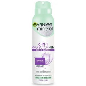 Garnier Women 6w1 48H dezodorant spray ochrona ubrań