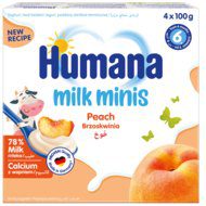 deserek jogurtowy o smaku brzoskwiniowym Humana 4 x 100 g
