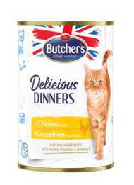 BUTCHER&rsquo;S Delicious Dinners karma pełnoporcjowa mokra dla