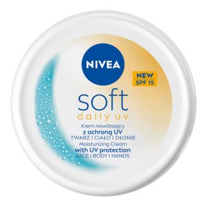 NIVEA Soft Daily UV Krem Nawilżający SPF15 100ml