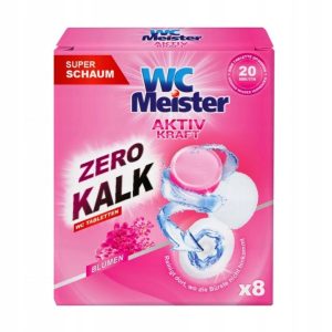 tabletki do czyszczenia toalety WC Meister Zero Kalk 8 szt.