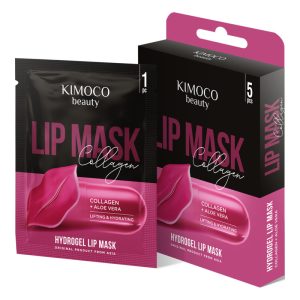 KIMOCO Beauty Collagen maska do ust, hydrożelowa, nawilżająca 5 szt.