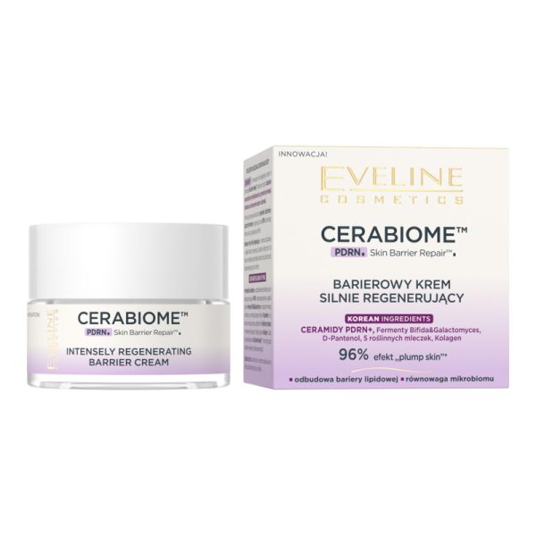EVELINE COSMETICS Cerabiome krem do twarzy, barierowy, silnie regenerujący, na dzień i na noc 50 ml
