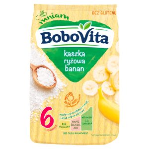 BoboVita Kaszka ryżowa banan po 6 msc 270 g