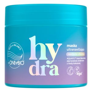 ONLYBIO HAIR IN BALANCE Hydra maska do włosów, nawilżająco-odbudowująca 400 ml