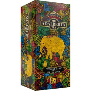 ADALBERT'S TEA herbata czarna, w saszetkach, o smaku owoców tropikalnych 25x2 g
