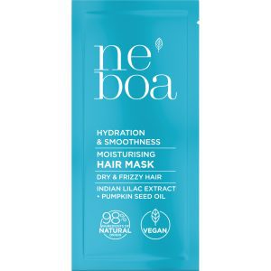 NEBOA Hydration & Smoothness maska do włosów suchych i puszących się, naturalna, nawilżenie i wygładzenie 25 ml