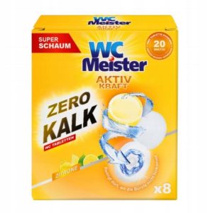 tabletki do czyszczenia toalety WC Meister Zero Kalk