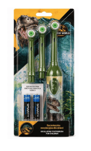Jurasic World Szczoteczka oscylacyjna dla dzieci zielona