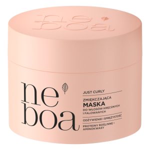 NEBOA Just Curly maska do włos&oacute;w kręconych i falowanych, zmiękczająca, odżywienie i sprężystość 300 ml