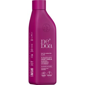 NEBOA Phyto-Keratin Glow odżywka do włos&oacute;w zniszczonych i po zabiegach fryzjerskich, wygładzająca 300 ml