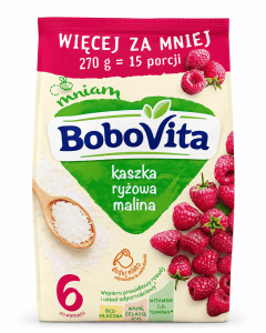 BoboVita kaszka ryżowa malina 270 g