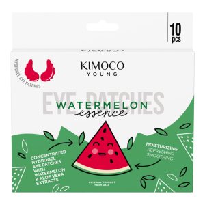 KIMOCO Young płatki pod oczy z ekstraktami z arbuza i aloesu, nawilżająco-odświeżające 40 g