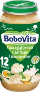 BoboVita zupa kalafiorowa z ż&oacute;łtkiem i ziemniaczkami 250 g