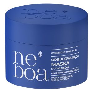 NEBOA Overnight Hair Care maska do włosów zniszczonych, suchych i matowych, odbudowująca, regeneracja i wzmocnienie 300 ml
