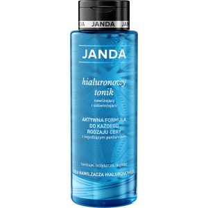 JANDA Siła Nawilżacza Hialuronowego tonik do twarzy, nawilżający i odświeżający 400 ml