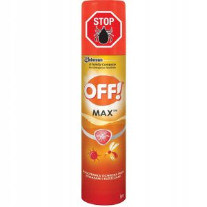 OFF! Max repelent w aerozolu przeciw komarom i kleszczom