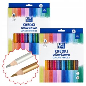 kredki oł&oacute;wkowe Regular 24 kolory OXFORD