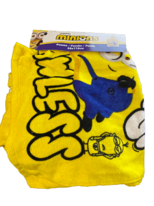 poncho kąpielowe Minions dziecięce 50&times;115 cm do basenu