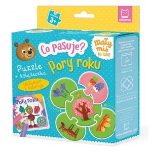 Co pasuje pory roku AKSJOMAT puzzle i książeczka