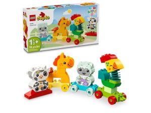 DUPLO pociąg ze zwierzątkami LEGO dla dzieci