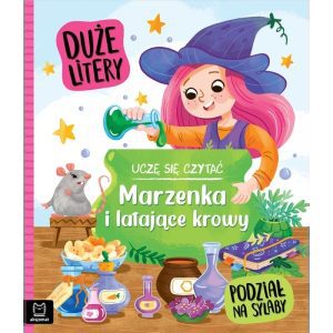 Duże litery Marzenka i krowy dla dzieci
