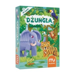 DŻUNGLA 60 ZAGADEK logiczna gra dla dzieci