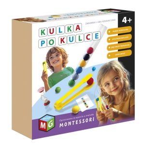 Kulka po kulce Montessori gra edukacyjna dla dzieci