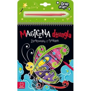 Magiczna dżungla zdrapywanka z rysikiem AKSJOMAT