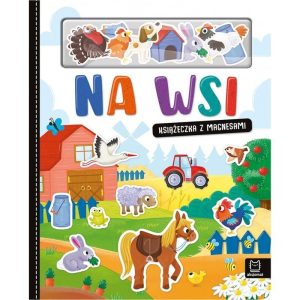 na wsi książeczka z magnesami dla dzieci