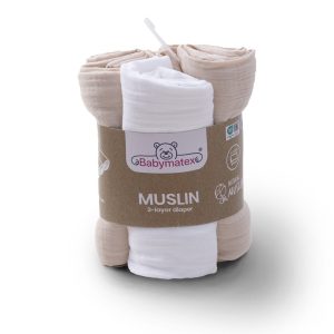 pielucha muslin 3 pak 70x80 MATEX 100% bawełna