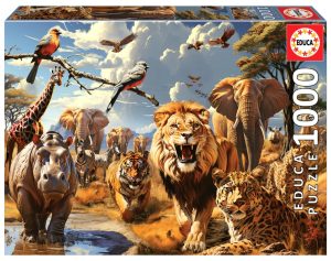 puzzle 1000 dzikie zwierzęta G3 do układania