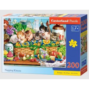 Puzzle 200 napping kittens CASTOR 200 el.